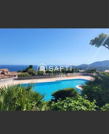 Appartement 🌊 T3 Vue Mer Panoramique - Terrasse 22 m² - Piscine - La Croix-Valmer