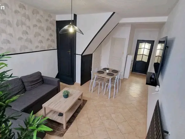 Colocation meublée - haubourdin 1 chambre disponible immédiatement - 450 / mois