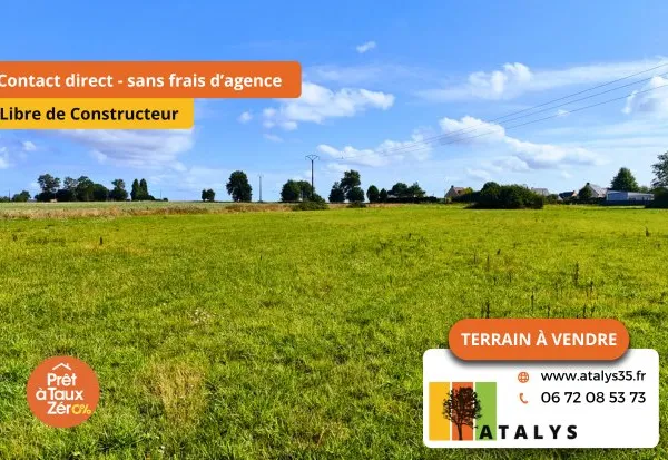 Terrain constructible, viabilisé