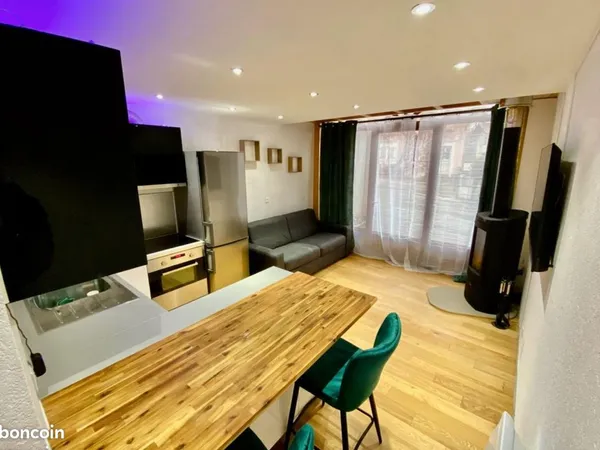 Studio bas de maison 35m2 meublé