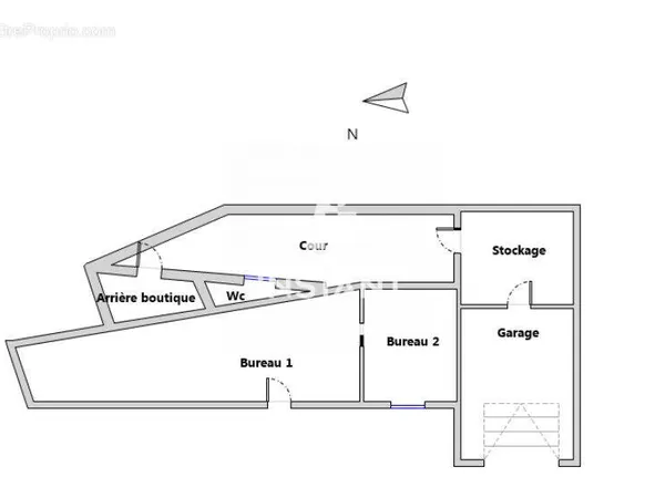 Commerce 3 pièces 58 m²