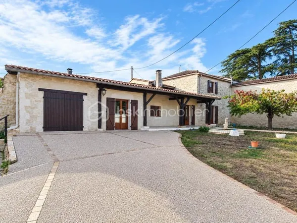 Maison de 161 m² avec jardin, véranda et grange en pierre - Béraut (32100)