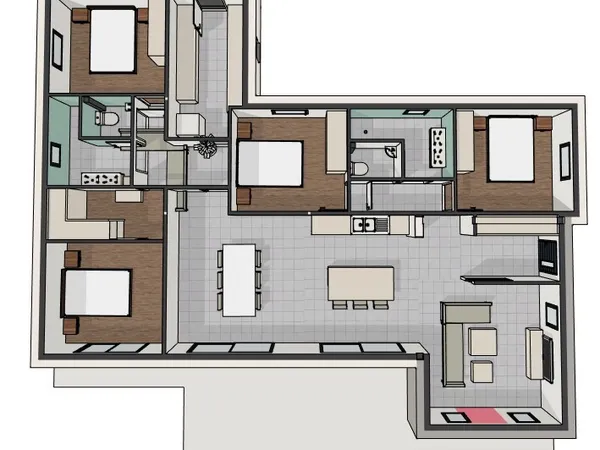 Terrain + maison 129 m²
