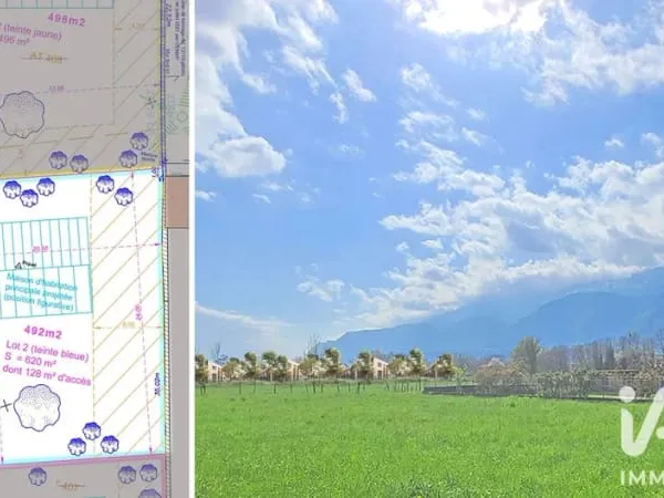 Terrain 620 m²