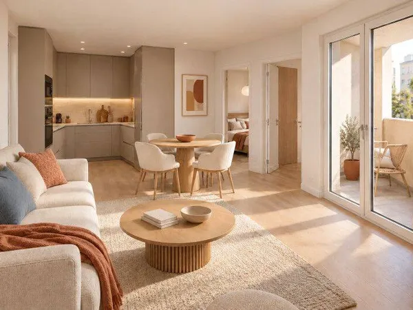 Appartement 3 pièces 60 m²