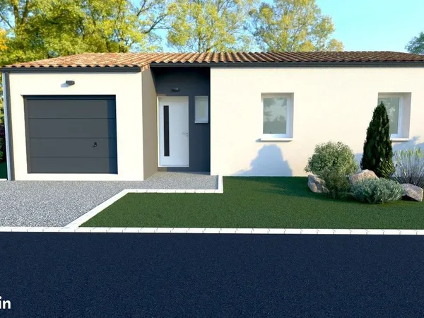 Maison 3 chambres sur un terrain de 427 m² à BEAULIEU-SOUS-LA-ROCHE