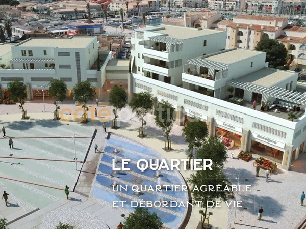 CELLULE COMMERCIALE NEUVE À FORT POTENTIEL 73.80 m2 + garage 17.65 m²