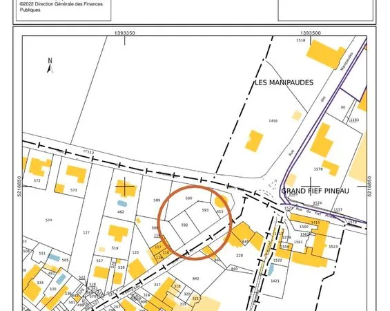 Terrain constructible 424 m²