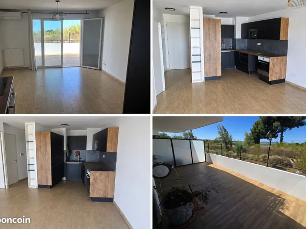 T2 récent avec grande terrasse et parking en sous-sol - Vitrolles Clos salins Nord