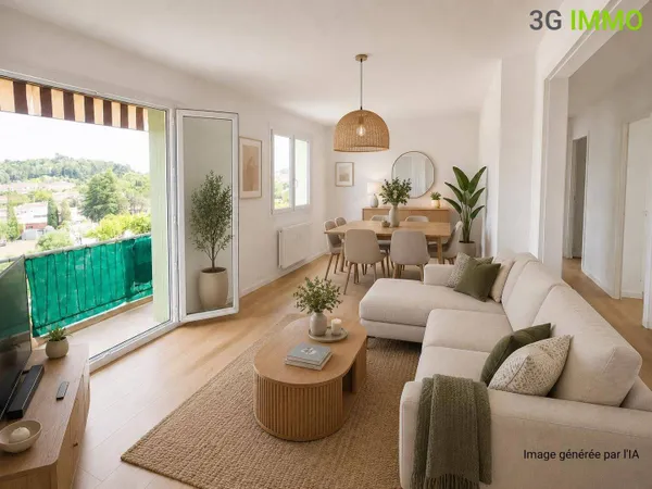 Appartement 3 pièces 64 m²