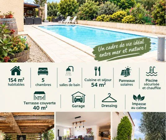 Maison familiale avec piscine
