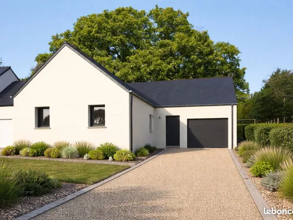 Maison plain-pied 3 chambres & garage