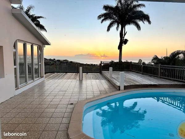 Vente Saint-Paul, Bellemène villa, 285 m², piscine vue, mer, panoramique 660000