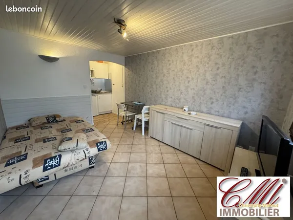 Studio 1 pièce 17 m²