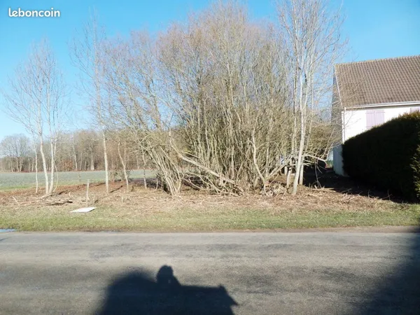 Terrain constructible a courboin en un ou 2 lots