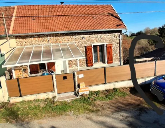Maison 60 m2 avec jardin rénové