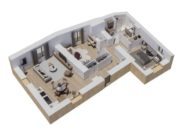 Appartement 3 pièces 76 m²