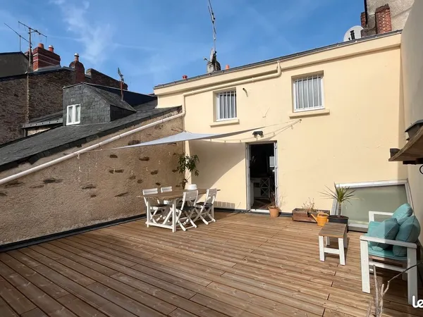 Appartement T3 72m2, terrasse, garage, Rezé Pont-Rousseau