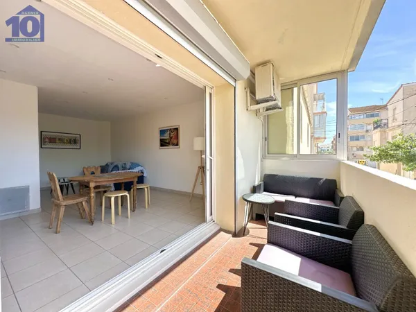 Appartement terrasse 3 pièces 56 m²