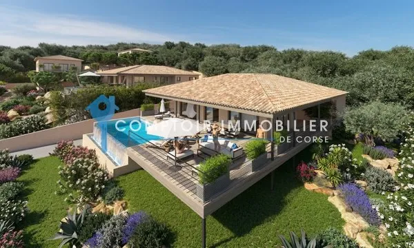 Villa T5 vue mer avec piscine Sari-Solenzara