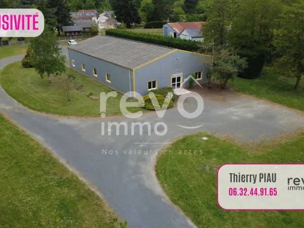 À vendre bâtiment d’activité + stockage.