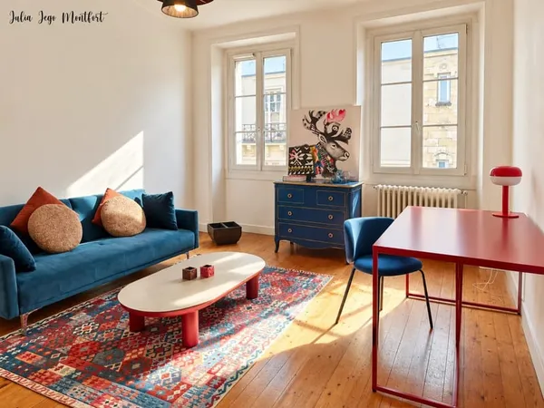 65 m²-charme de l'ancien-rue Léon Blum-possiblite 2 chambres