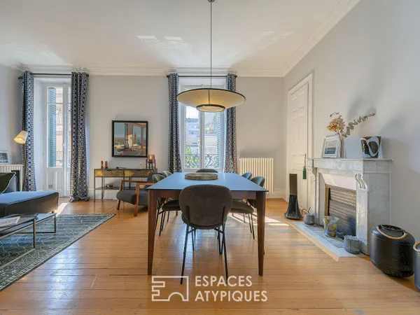 Appartement haussmannien en hypercentre