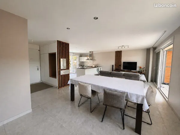 Maison plain pied contemporaine 2020 - DPE A - plancher chauffant/rafraîchissant - terrain de 1 314 