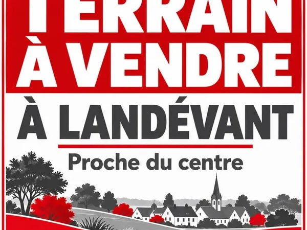 Terrain proche du centre ville de Landévant