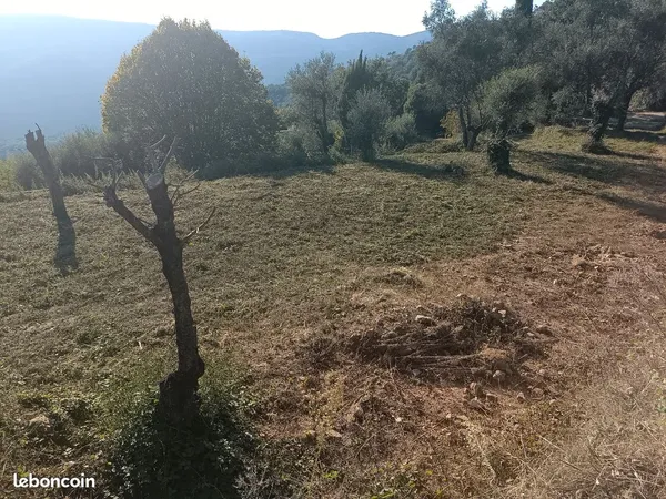 Terrain constructible de 1300m2 ensoleillé