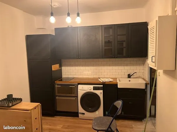 T2 meublé lumineux de 21 m² - Villejuif (Métro 7 Paul Vaillant-Couturier / Quartier Zola)