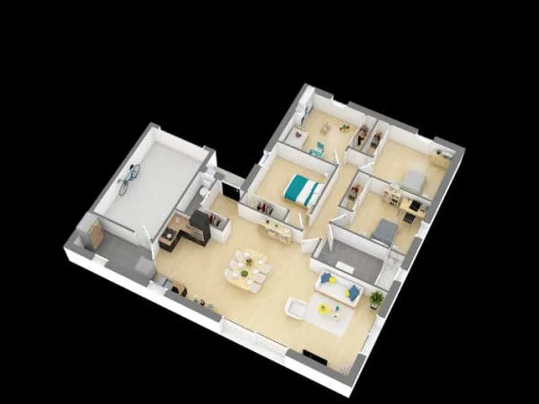Maison neuve 5 pièces 103 m²