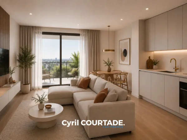 Appartement 2 pièces 45 m²