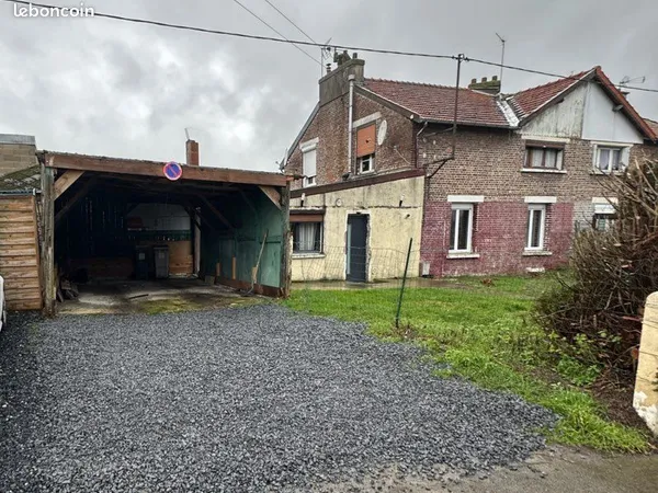 Maison 3 pièces de 73 m² avec extérieur Gauchy