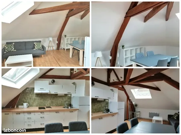 Superbe T2 de charme de 40 m2 - centre-ville de Gallardon (28)