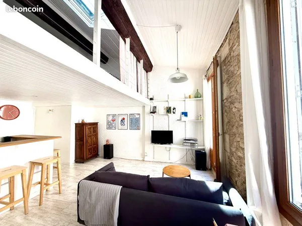 Loft rénové gare / centre