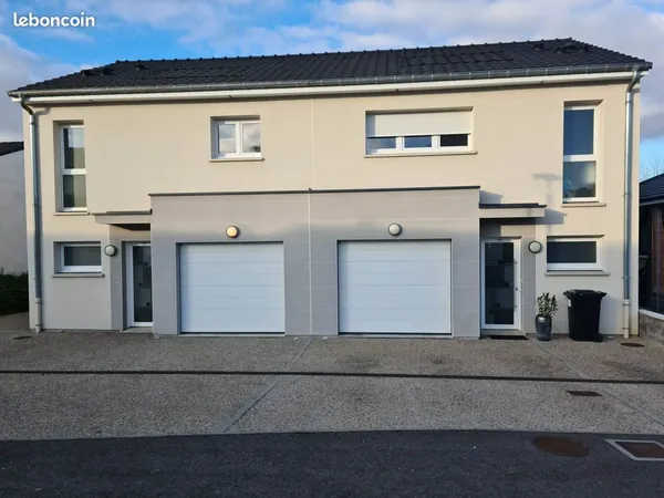 Semecourt-rare maison 2015 3 chambres jardin