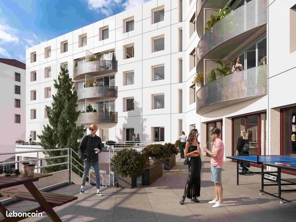 Studio 1 pièce 19 m²
