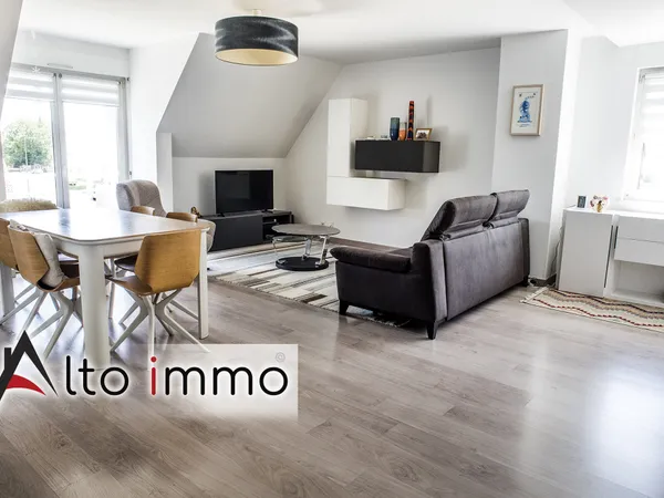Spacieux duplex de 89,32 m2 avec balcon, parking en sous-sol