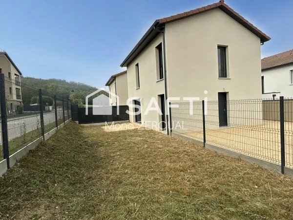 Maison neuve 88 m² - 3 chambres - Terrain 300 m²