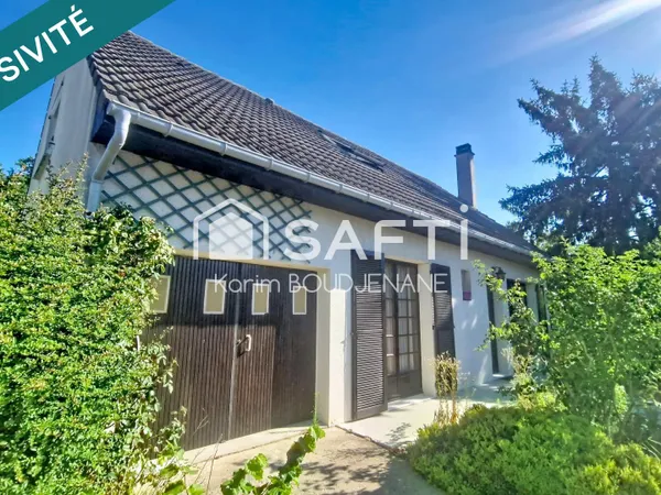 Maison familiale individuelle avec jardin de 864 m²