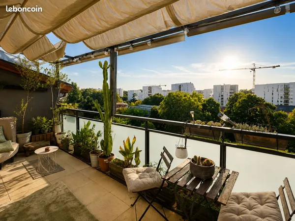 T3, DPE C, sans travaux, terrasse calme