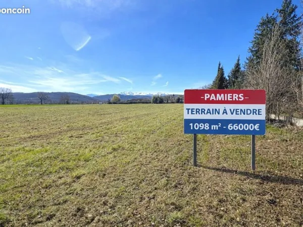 Terrain 1098 m² Pamiers