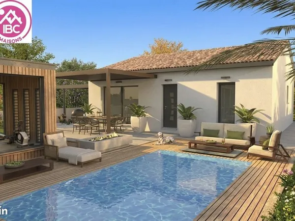 Projet de construction d'une maison 90 m² avec terrain de 1000 m² à NERS (30)