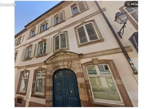 Local professionel 50m2 +cave Strasbourg Centre