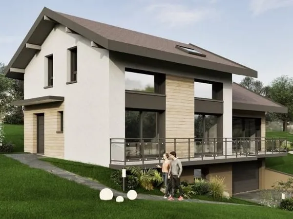 AV 261019 Projet de construction d'une maison 130 m² avec terrain à SAINT-JORIOZ (74)