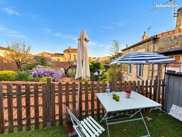 Nansouty - bel appartement t3 meublé avec terrasse