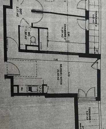 Appartement T3 - Terrasse, balcon vue sur les montagnes et parking privatif (particulier)