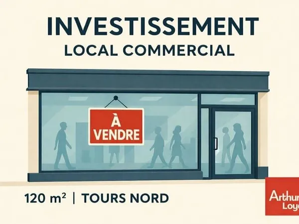 Commerce Vente Tours  120m² 300000€