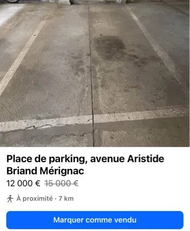 Place de parking Mérignac